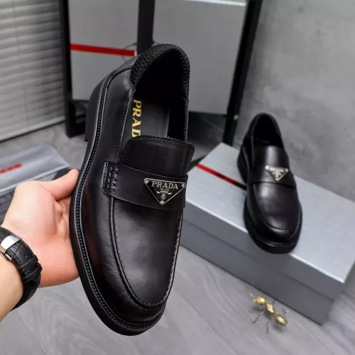 Cheap Prada Leather Shoes For Men #1291985 Replica Wholesale [$96.00 USD] [ITEM#1291985] on Replica Prada Leather Shoes