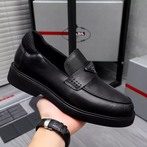 Cheap Prada Leather Shoes For Men #1291985 Replica Wholesale [$96.00 USD] [ITEM#1291985] on Replica Prada Leather Shoes