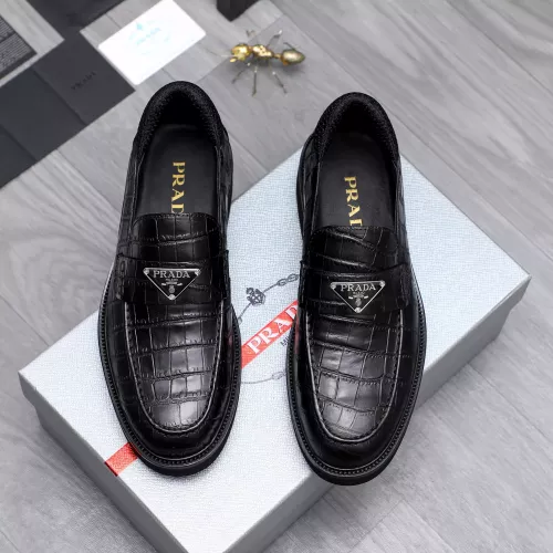 Cheap Prada Leather Shoes For Men #1291992 Replica Wholesale [$96.00 USD] [ITEM#1291992] on Replica Prada Leather Shoes