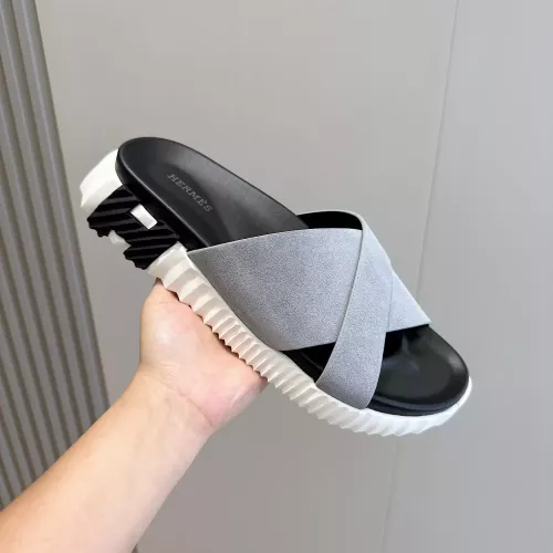 Cheap Hermes Slippers For Men #1292037 Replica Wholesale [$68.00 USD] [ITEM#1292037] on Replica Hermes Slippers