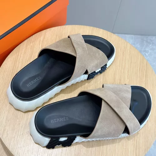 Cheap Hermes Slippers For Men #1292038 Replica Wholesale [$68.00 USD] [ITEM#1292038] on Replica Hermes Slippers