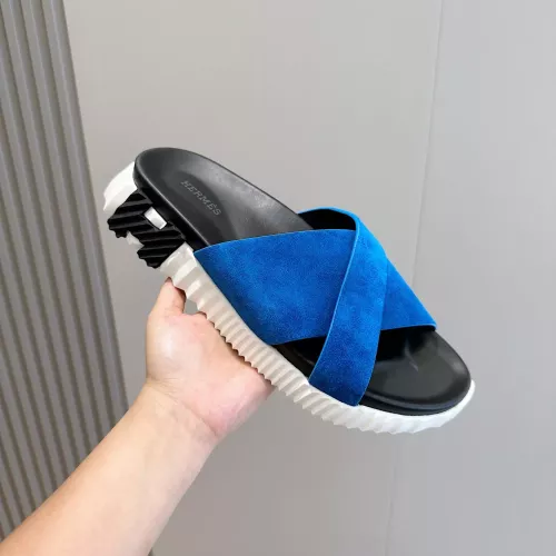 Cheap Hermes Slippers For Men #1292040 Replica Wholesale [$68.00 USD] [ITEM#1292040] on Replica Hermes Slippers