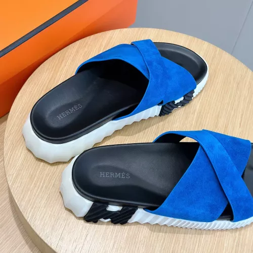 Cheap Hermes Slippers For Men #1292040 Replica Wholesale [$68.00 USD] [ITEM#1292040] on Replica Hermes Slippers