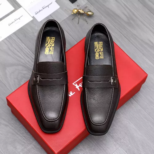 Cheap Salvatore Ferragamo Leather Shoes For Men #1292111 Replica Wholesale [$82.00 USD] [ITEM#1292111] on Replica Salvatore Ferragamo Leather Shoes