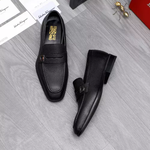 Cheap Salvatore Ferragamo Leather Shoes For Men #1292112 Replica Wholesale [$82.00 USD] [ITEM#1292112] on Replica Salvatore Ferragamo Leather Shoes