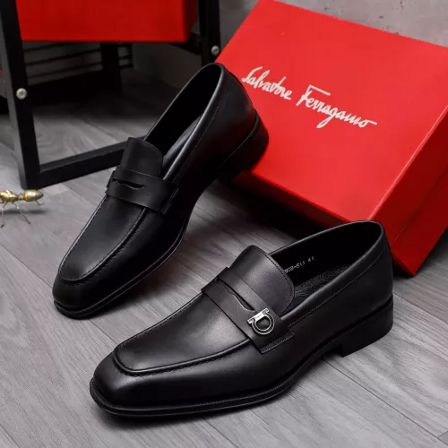 Salvatore Ferragamo Leather Shoes For Men #1292113