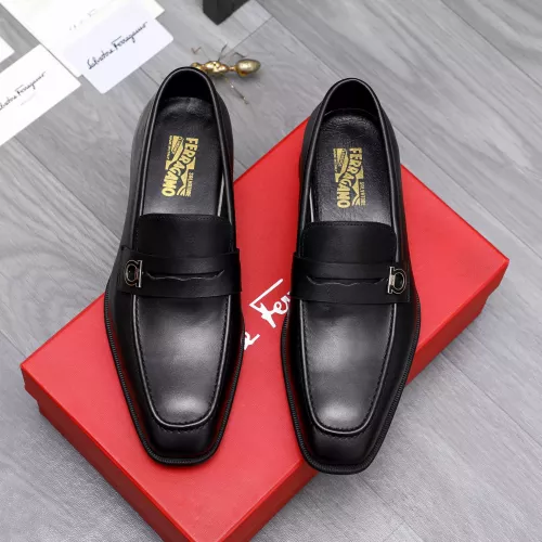 Cheap Salvatore Ferragamo Leather Shoes For Men #1292113 Replica Wholesale [$82.00 USD] [ITEM#1292113] on Replica Salvatore Ferragamo Leather Shoes