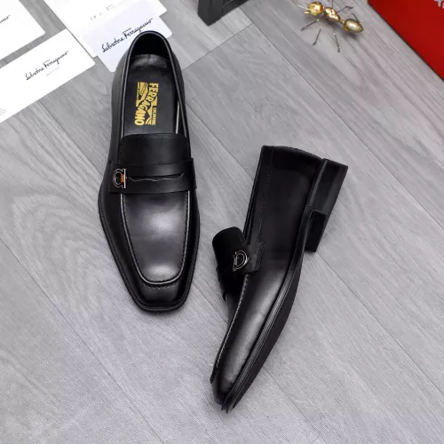 Cheap Salvatore Ferragamo Leather Shoes For Men #1292113 Replica Wholesale [$82.00 USD] [ITEM#1292113] on Replica Salvatore Ferragamo Leather Shoes