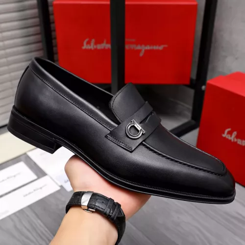 Cheap Salvatore Ferragamo Leather Shoes For Men #1292113 Replica Wholesale [$82.00 USD] [ITEM#1292113] on Replica Salvatore Ferragamo Leather Shoes