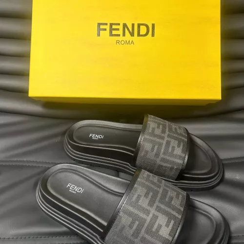 Cheap Fendi Slippers For Men #1292115 Replica Wholesale [$68.00 USD] [ITEM#1292115] on Replica Fendi Slippers