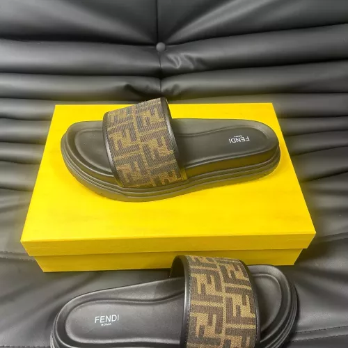 Cheap Fendi Slippers For Men #1292116 Replica Wholesale [$68.00 USD] [ITEM#1292116] on Replica Fendi Slippers