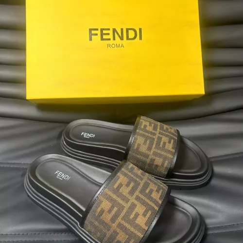 Cheap Fendi Slippers For Men #1292116 Replica Wholesale [$68.00 USD] [ITEM#1292116] on Replica Fendi Slippers