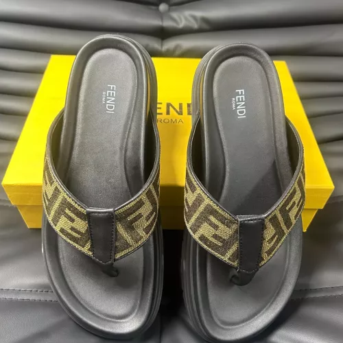 Cheap Fendi Slippers For Men #1292120 Replica Wholesale [$68.00 USD] [ITEM#1292120] on Replica Fendi Slippers