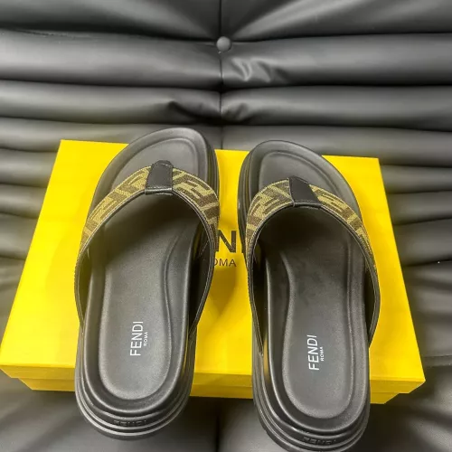 Cheap Fendi Slippers For Men #1292120 Replica Wholesale [$68.00 USD] [ITEM#1292120] on Replica Fendi Slippers