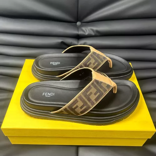 Cheap Fendi Slippers For Men #1292123 Replica Wholesale [$68.00 USD] [ITEM#1292123] on Replica Fendi Slippers