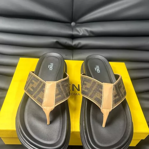 Cheap Fendi Slippers For Men #1292123 Replica Wholesale [$68.00 USD] [ITEM#1292123] on Replica Fendi Slippers