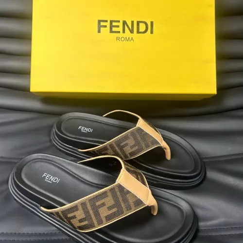 Cheap Fendi Slippers For Men #1292123 Replica Wholesale [$68.00 USD] [ITEM#1292123] on Replica Fendi Slippers