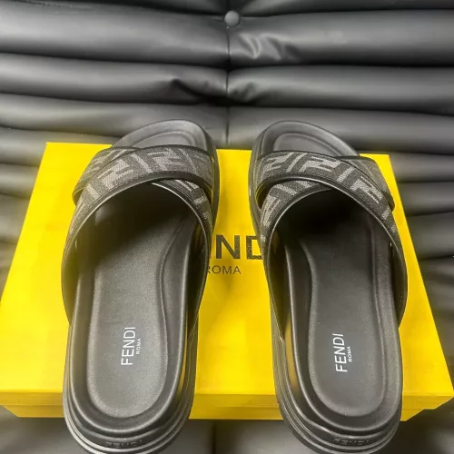 Cheap Fendi Slippers For Men #1292124 Replica Wholesale [$68.00 USD] [ITEM#1292124] on Replica Fendi Slippers