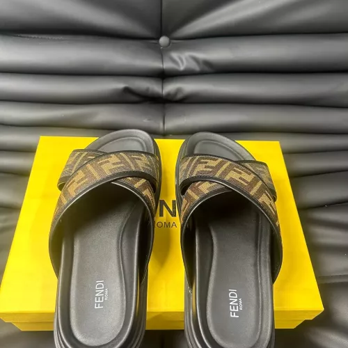 Cheap Fendi Slippers For Men #1292125 Replica Wholesale [$68.00 USD] [ITEM#1292125] on Replica Fendi Slippers