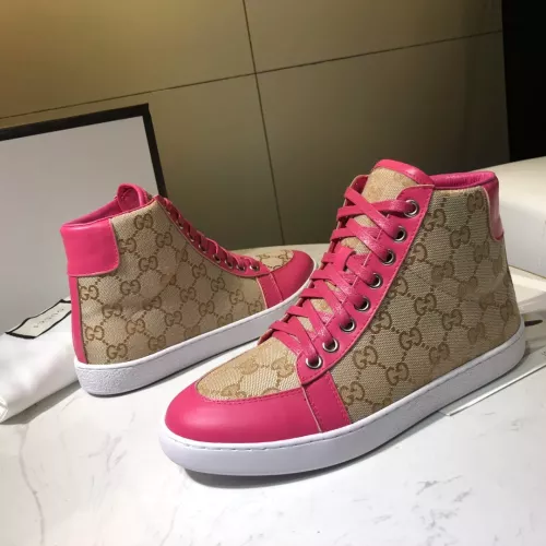 Cheap Gucci High Tops Shoes For Women #1292142 Replica Wholesale [$76.00 USD] [ITEM#1292142] on Replica Gucci High Tops Shoes