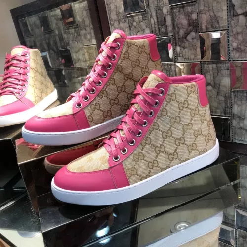 Cheap Gucci High Tops Shoes For Women #1292142 Replica Wholesale [$76.00 USD] [ITEM#1292142] on Replica Gucci High Tops Shoes