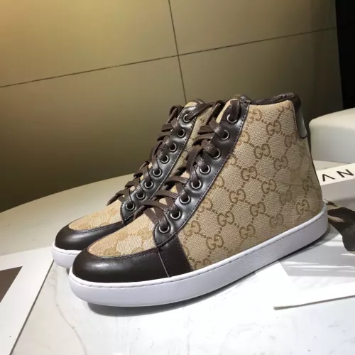 Cheap Gucci High Tops Shoes For Women #1292143 Replica Wholesale [$76.00 USD] [ITEM#1292143] on Replica Gucci High Tops Shoes