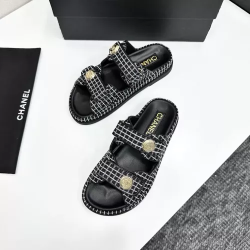 Cheap Chanel Slippers For Women #1292247 Replica Wholesale [$102.00 USD] [ITEM#1292247] on Replica Chanel Slippers