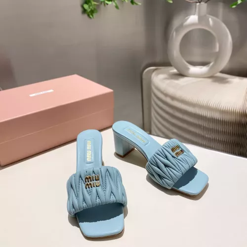 Cheap MIU MIU Slippers For Women #1292328 Replica Wholesale [$92.00 USD] [ITEM#1292328] on Replica MIU MIU Slippers