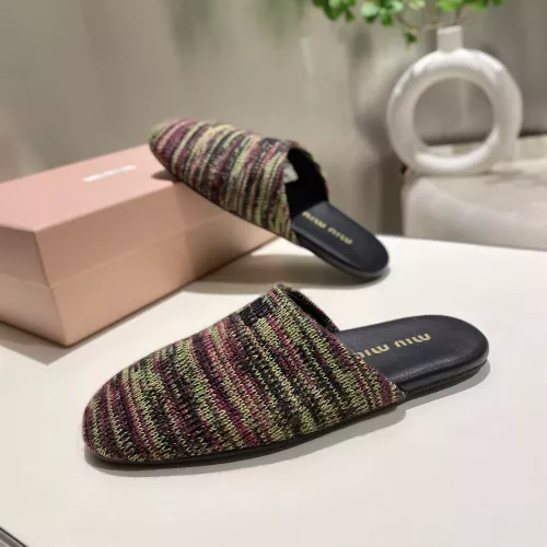 Cheap MIU MIU Slippers For Women #1292331 Replica Wholesale [$92.00 USD] [ITEM#1292331] on Replica MIU MIU Slippers