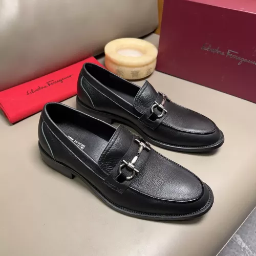 Cheap Salvatore Ferragamo Leather Shoes For Men #1292359 Replica Wholesale [$80.00 USD] [ITEM#1292359] on Replica Salvatore Ferragamo Leather Shoes