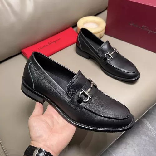 Cheap Salvatore Ferragamo Leather Shoes For Men #1292359 Replica Wholesale [$80.00 USD] [ITEM#1292359] on Replica Salvatore Ferragamo Leather Shoes