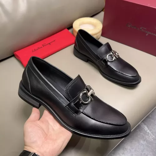 Cheap Salvatore Ferragamo Leather Shoes For Men #1292360 Replica Wholesale [$80.00 USD] [ITEM#1292360] on Replica Salvatore Ferragamo Leather Shoes