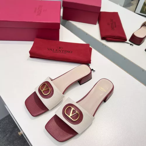 Cheap Valentino Slippers For Women #1292417 Replica Wholesale [$85.00 USD] [ITEM#1292417] on Replica Valentino Slippers