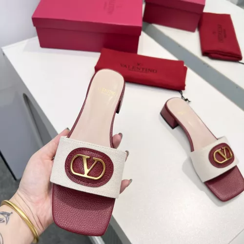 Cheap Valentino Slippers For Women #1292417 Replica Wholesale [$85.00 USD] [ITEM#1292417] on Replica Valentino Slippers