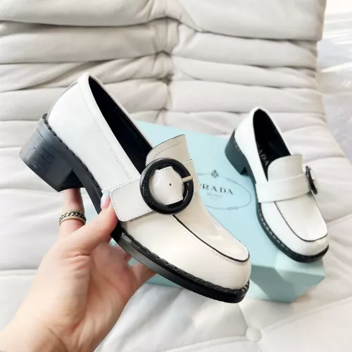 Cheap Prada Leather Shoes For Women #1292460 Replica Wholesale [$102.00 USD] [ITEM#1292460] on Replica Prada Leather Shoes