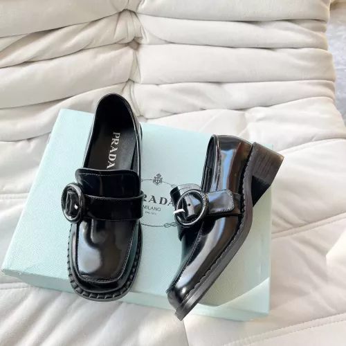 Cheap Prada Leather Shoes For Women #1292462 Replica Wholesale [$102.00 USD] [ITEM#1292462] on Replica Prada Leather Shoes