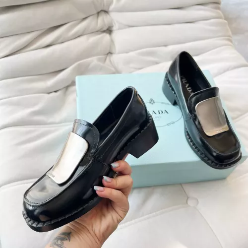 Cheap Prada Leather Shoes For Women #1292482 Replica Wholesale [$102.00 USD] [ITEM#1292482] on Replica Prada Leather Shoes