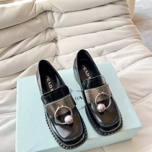 Cheap Prada Leather Shoes For Women #1292485 Replica Wholesale [$102.00 USD] [ITEM#1292485] on Replica Prada Leather Shoes