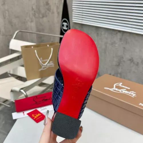 Cheap Christian Louboutin CL Slippers For Women #1292489 Replica Wholesale [$96.00 USD] [ITEM#1292489] on Replica Christian Louboutin CL Slippers