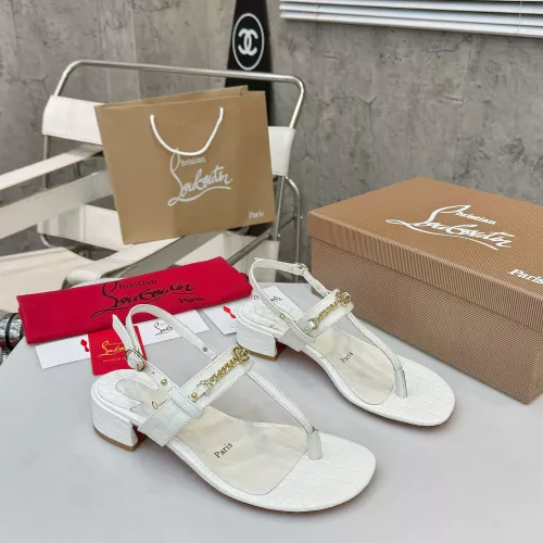 Cheap Christian Louboutin Sandal For Women #1292491 Replica Wholesale [$96.00 USD] [ITEM#1292491] on Replica Christian Louboutin Sandal