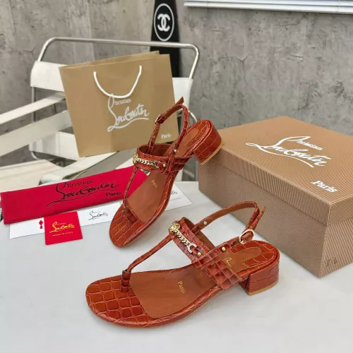 Cheap Christian Louboutin Sandal For Women #1292492 Replica Wholesale [$96.00 USD] [ITEM#1292492] on Replica Christian Louboutin Sandal