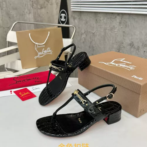 Cheap Christian Louboutin Sandal For Women #1292495 Replica Wholesale [$96.00 USD] [ITEM#1292495] on Replica Christian Louboutin Sandal