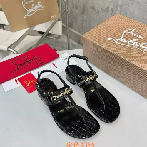 Cheap Christian Louboutin Sandal For Women #1292495 Replica Wholesale [$96.00 USD] [ITEM#1292495] on Replica Christian Louboutin Sandal