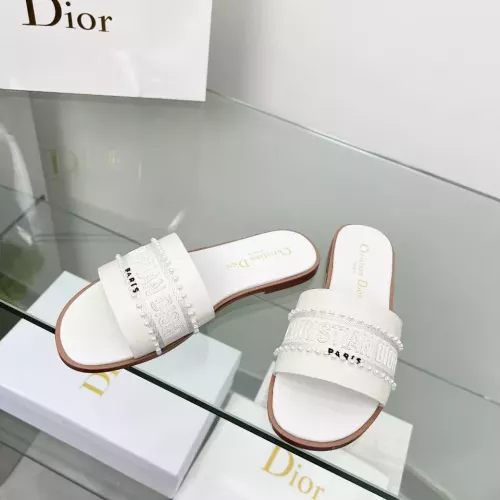 Cheap Christian Dior Slippers For Women #1292540 Replica Wholesale [$82.00 USD] [ITEM#1292540] on Replica Christian Dior Slippers