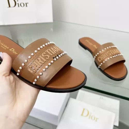 Cheap Christian Dior Slippers For Women #1292541 Replica Wholesale [$82.00 USD] [ITEM#1292541] on Replica Christian Dior Slippers