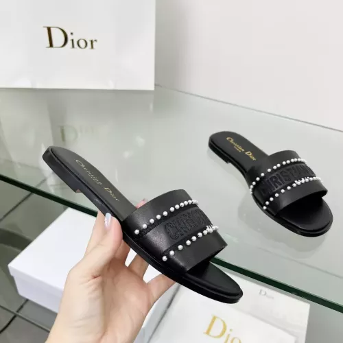 Cheap Christian Dior Slippers For Women #1292543 Replica Wholesale [$82.00 USD] [ITEM#1292543] on Replica Christian Dior Slippers