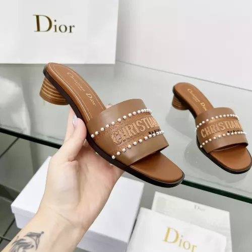 Cheap Christian Dior Slippers For Women #1292545 Replica Wholesale [$88.00 USD] [ITEM#1292545] on Replica Christian Dior Slippers