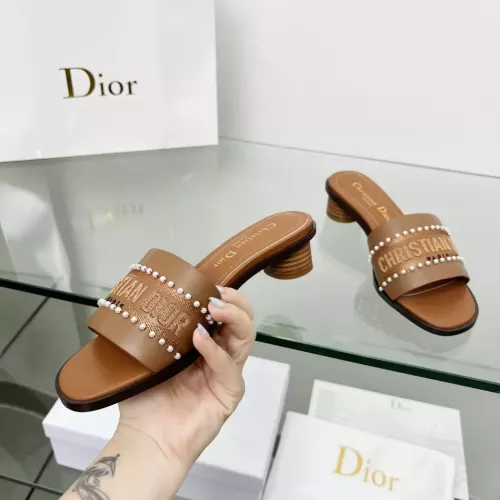 Cheap Christian Dior Slippers For Women #1292545 Replica Wholesale [$88.00 USD] [ITEM#1292545] on Replica Christian Dior Slippers