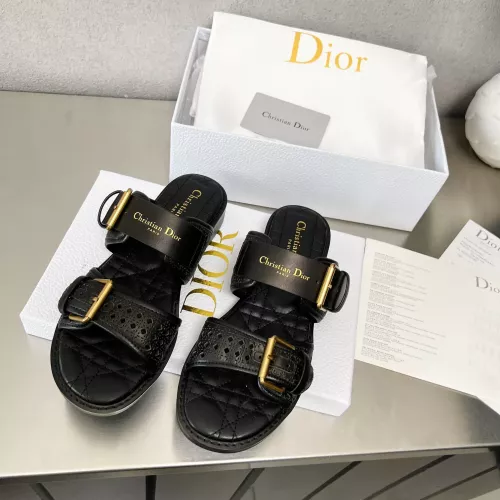 Cheap Christian Dior Slippers For Women #1292548 Replica Wholesale [$82.00 USD] [ITEM#1292548] on Replica Christian Dior Slippers