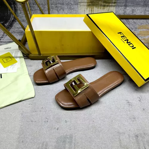 Cheap Fendi Slippers For Women #1292549 Replica Wholesale [$85.00 USD] [ITEM#1292549] on Replica Fendi Slippers